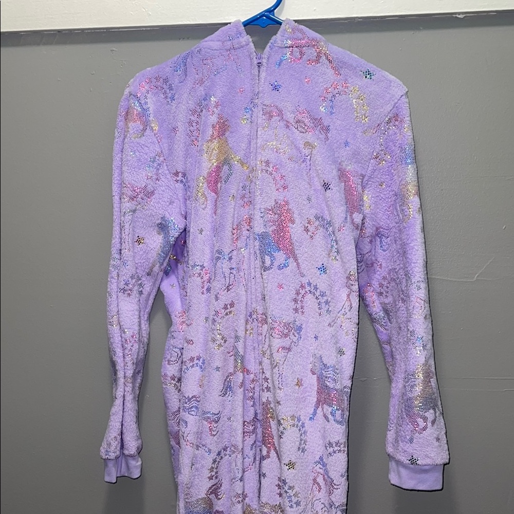 The children’s place -Colorful Unicorn Print Pajama Onesie size XXL16